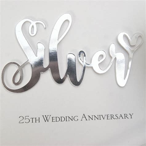 Which anniversary is silver?