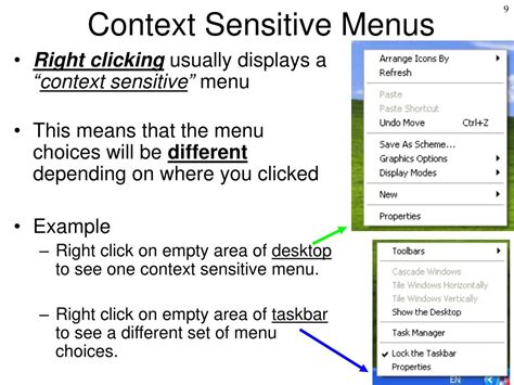 Which bar displays context sensitive tools?