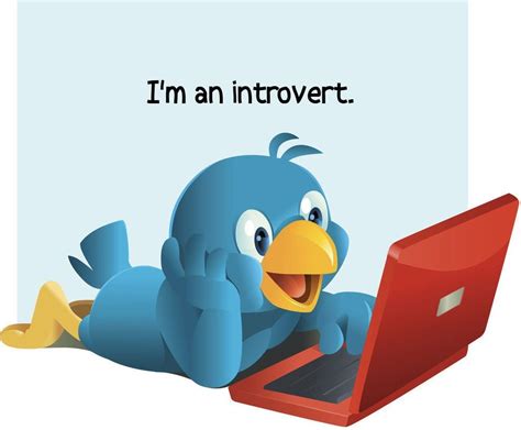 Which bird is introvert?