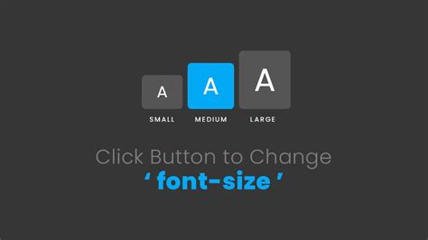 Which button is used to change font size?