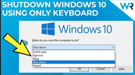 Which button is used to shut down laptop?