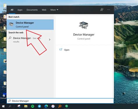 Which button opens the Device Manager?