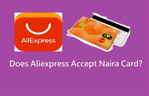 Which card does AliExpress accept?