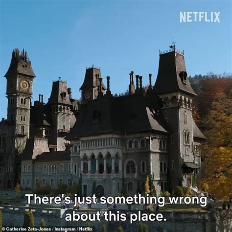 Which castle in Romania was Wednesday filmed?