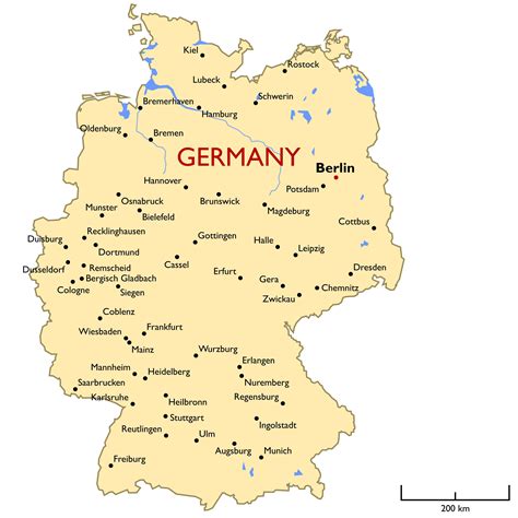 Which city is bigger in Germany?