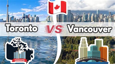 Which city is more cold Toronto or Vancouver?