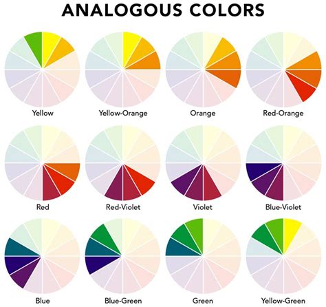 Which color is analogous to blue?