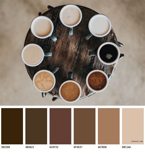 Which color is coffee color?