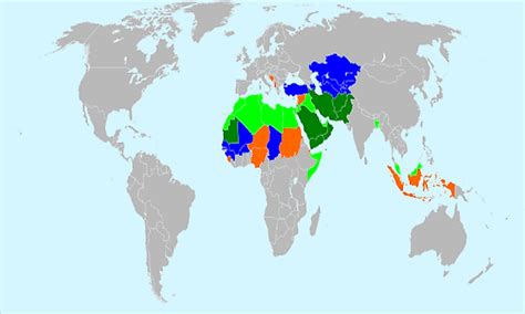 Which continent has the most Muslims?