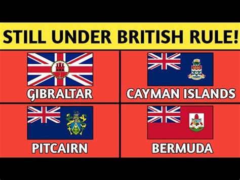 Which countries are still under British rule?