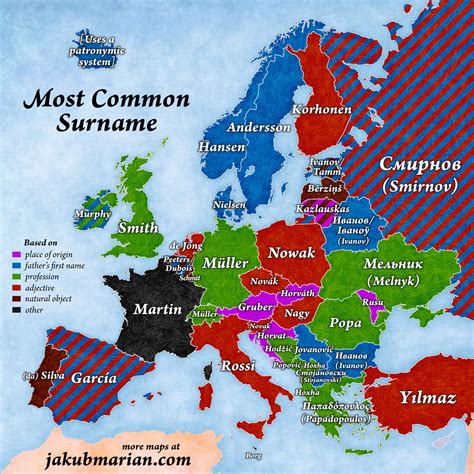 Which countries have double surnames?
