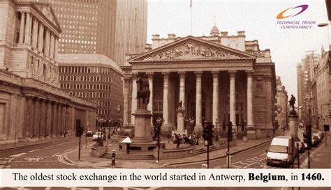 Which country has first stock exchange?