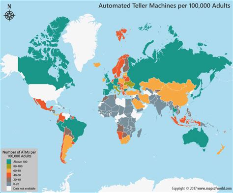 Which country has the biggest ATM?