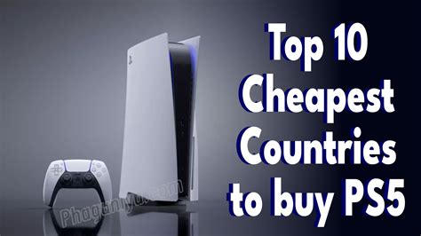 Which country has the cheapest PS5?
