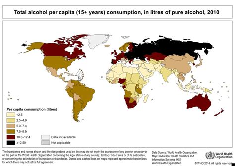 Which country has the heaviest drinkers?