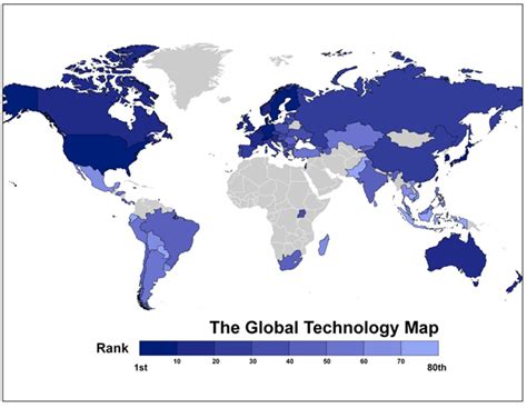 Which country is 1 in technology?