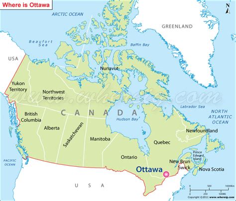 Which country is Ottawa located?