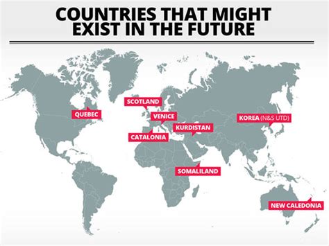 Which country is in the most future?