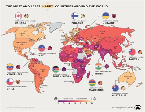 Which country is least affectionate?