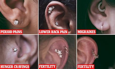 Which ear piercing is for anxiety?
