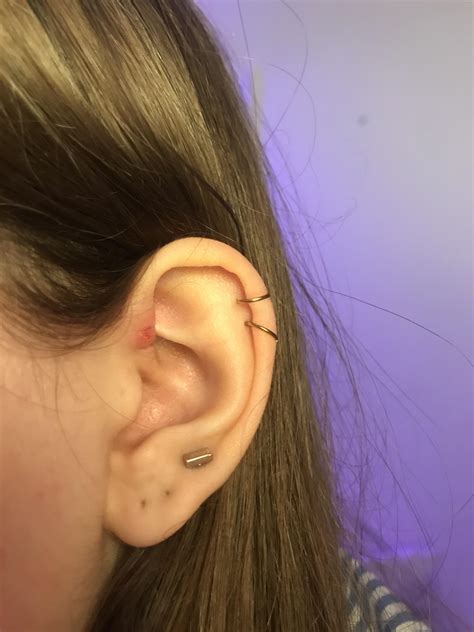 Which ear piercing rejects the most?
