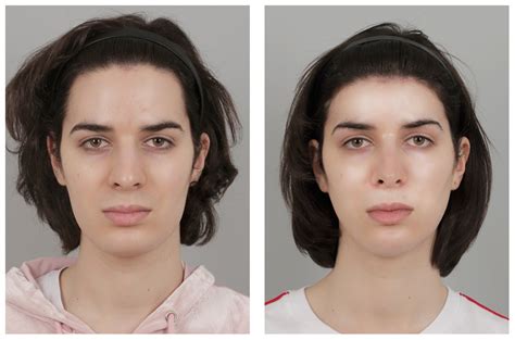 Which face shape is more feminine?