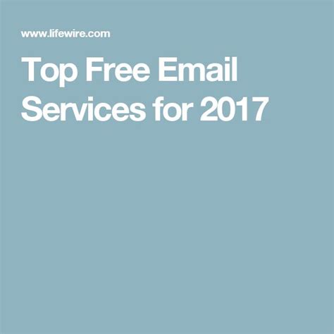 Which free email is best?