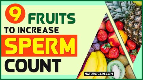 Which fruit is best for sperm?
