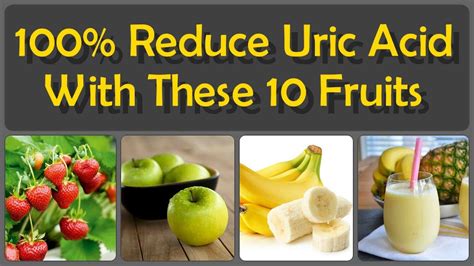 Which fruit reduce uric acid fast?