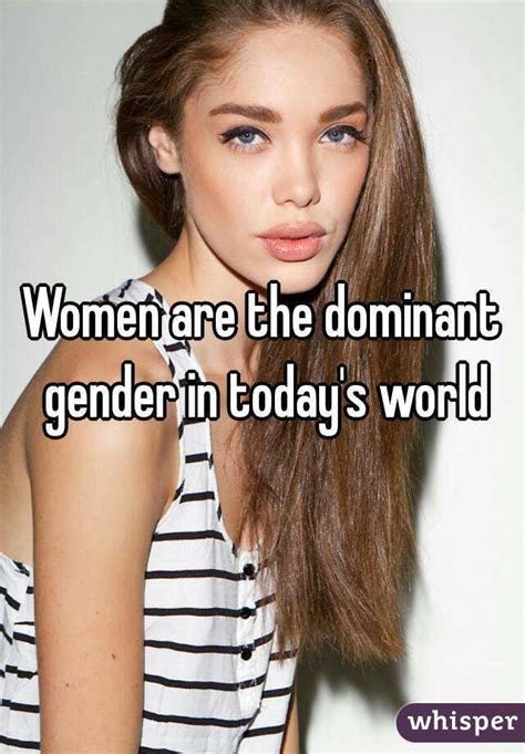 Which gender is dominant?