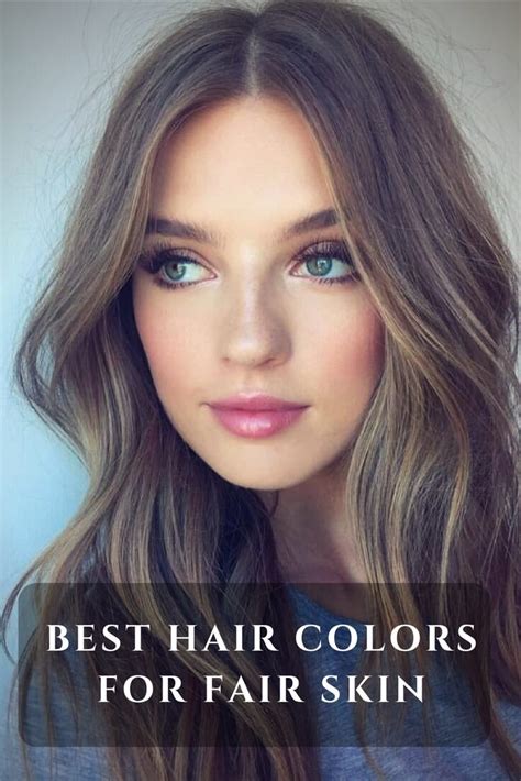 Which global hair colour is best for fair skin?