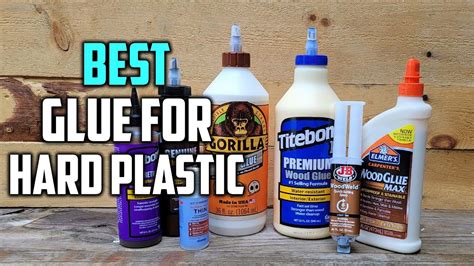 Which glue is best for hard plastic?