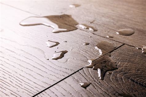 Which hardwood floor is water resistant?