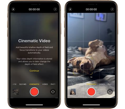 Which iPhone has cinema mode?