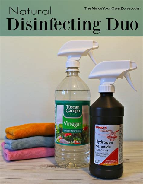 Which is a better disinfectant vinegar or hydrogen peroxide?