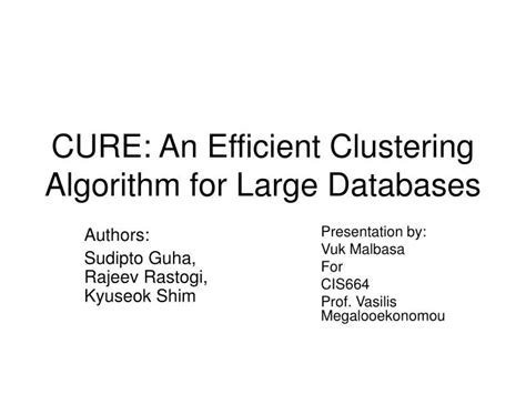 Which is an efficient clustering algorithm for large databases?