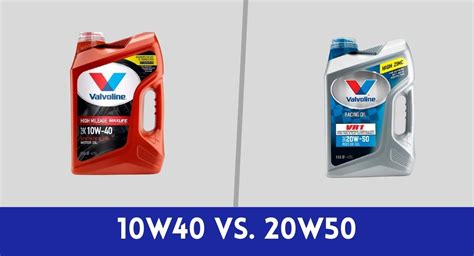 Which is better 10W40 or 20W50 for motorcycle?