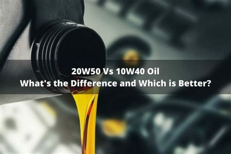 Which is better 10w40 or 20w50 for motorcycle?