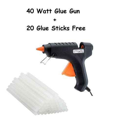 Which is better 20 watt or 40 watt glue gun?