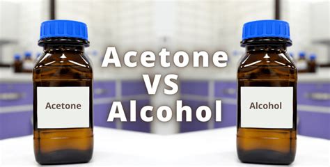 Which is better acetone or alcohol?