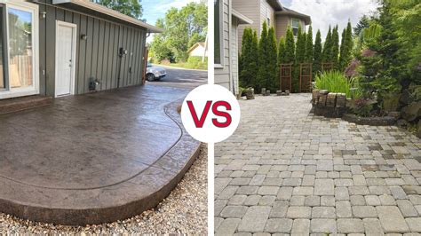 Which is better concrete or stone for patio?