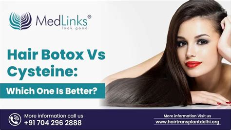 Which is better hair Botox or cysteine?