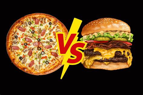 Which is better pizza or burger?