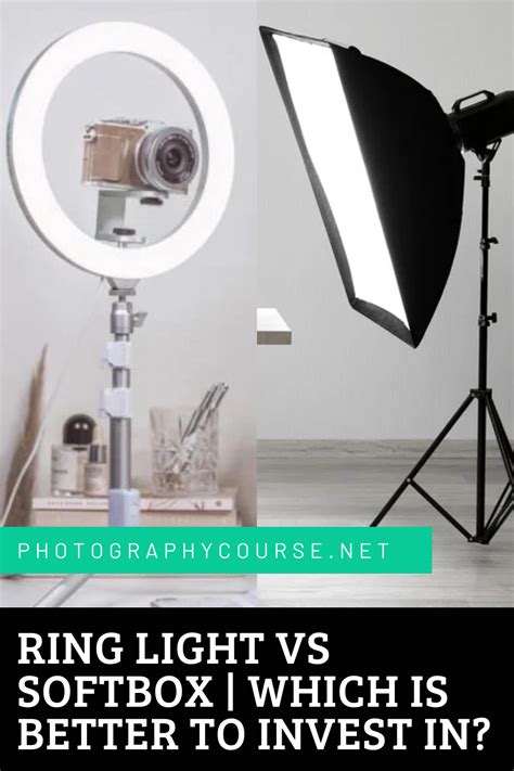 Which is better ring light or softbox?