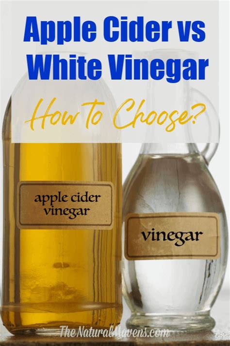 Which is better white distilled vinegar or apple cider vinegar?