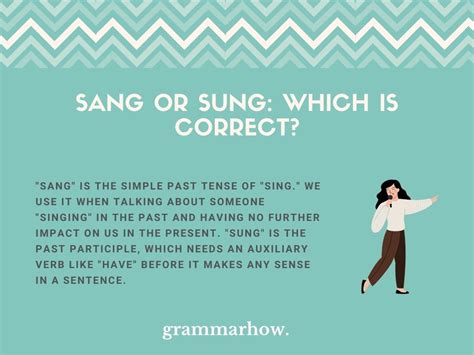 Which is correct sang or sung?
