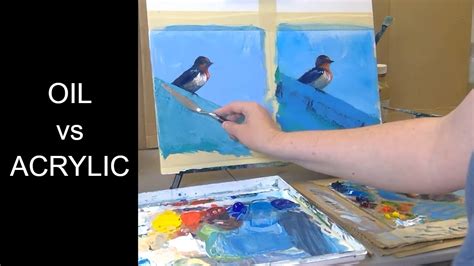 Which is easier acrylic or oil painting?