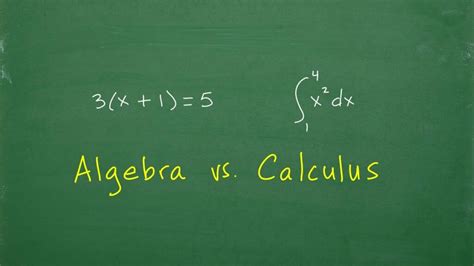 Which is harder algebra or calculus?