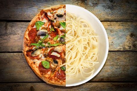 Which is healthier pizza or pasta?