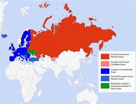 Which is larger Russia or Europe?